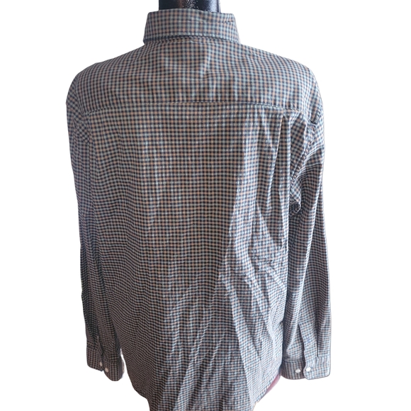 Denver Hayes Mens Multi Colored Plaid Shirt L - Picture 3 of 5